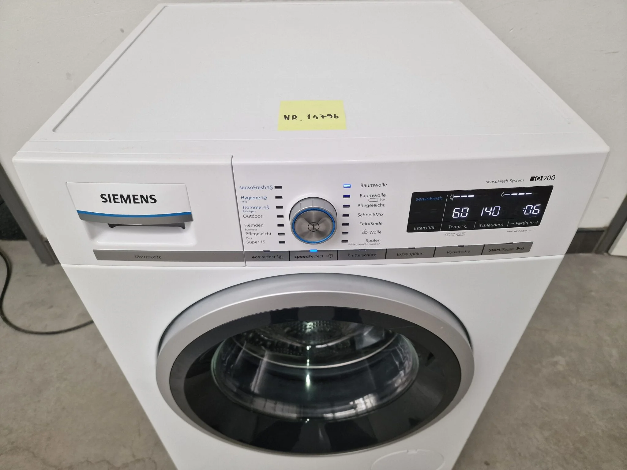 Siemens WM14W740 IQ700 Wasmachine 8 kg A+++