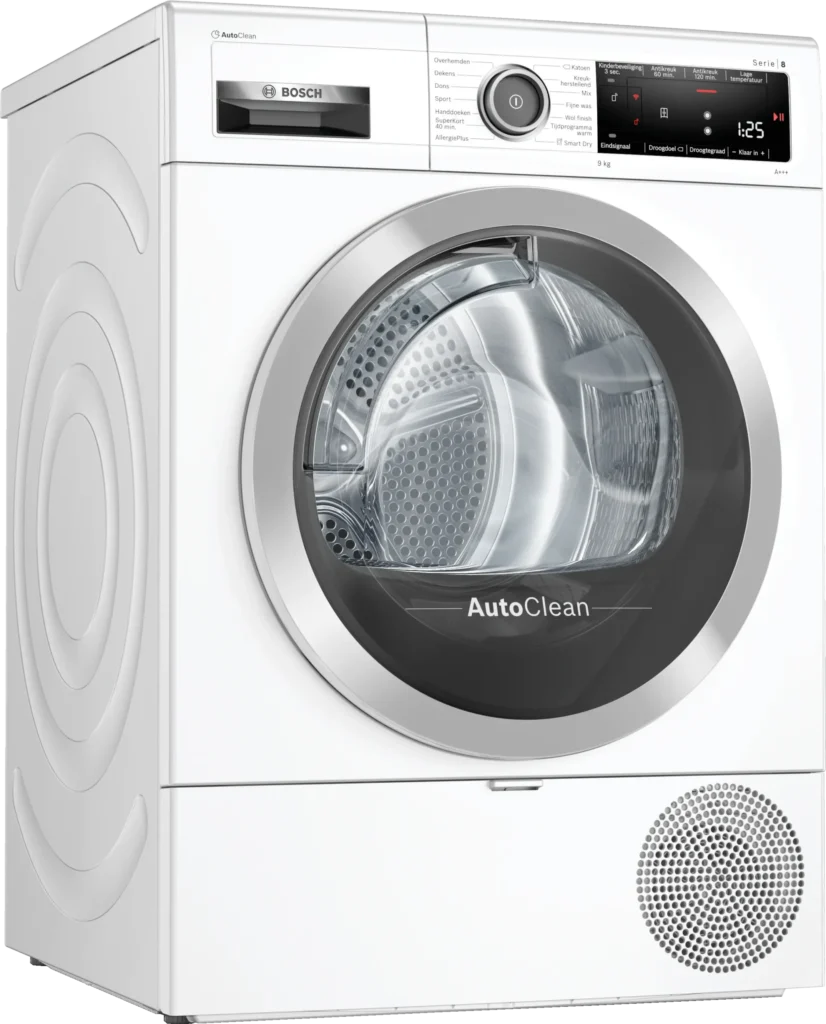 Bosch WTXH8M75NL Serie 8 Auto Clean Warmtepompdroger 9 kg A+++